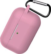 Hoes Voor AirPods 3 Hoesje Cover Silicone Case Hoes - Licht Roze