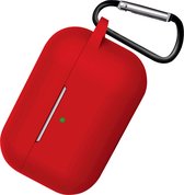 Hoes Voor AirPods 3 Hoesje Cover Silicone Case Hoes - Rood
