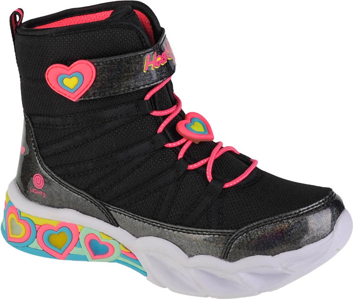 Skechers Sweetheart Lights 302661L-BKHP, voor meisje, Zwart, Laarzen,Sneeuw laarzen, maat: 34
