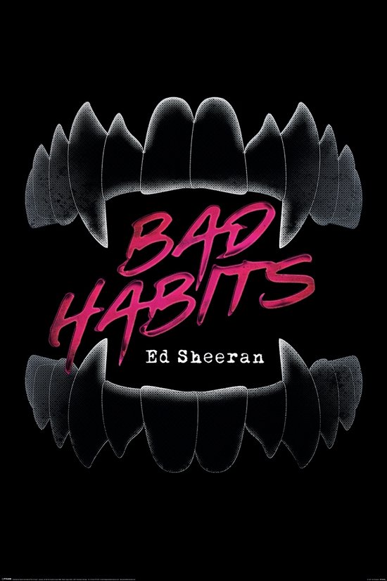 Ed Sheeran Bad Habits Poster 61x91.5cm