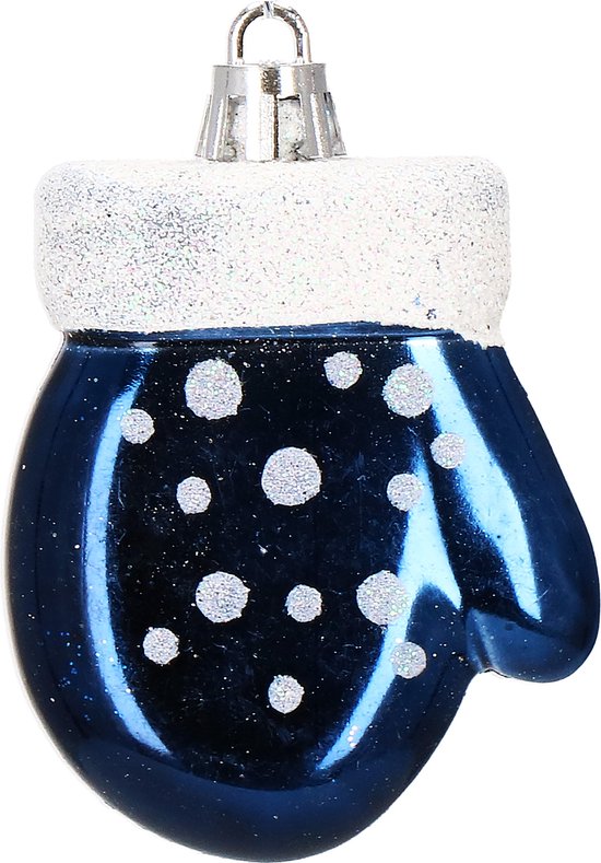 Boules de Boules de Noël Springos | Décorations de Noël | Incassable | 77 pièces | Bleu marine