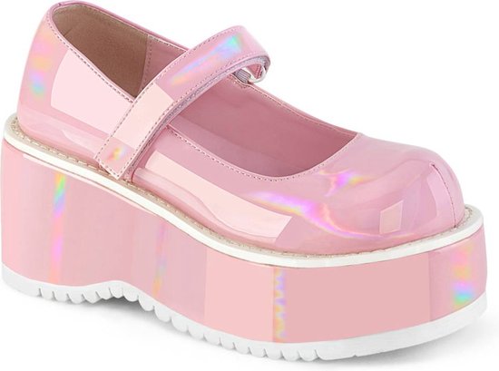Demonia Lage schoenen Shoes- DOLLIE-01 Roze