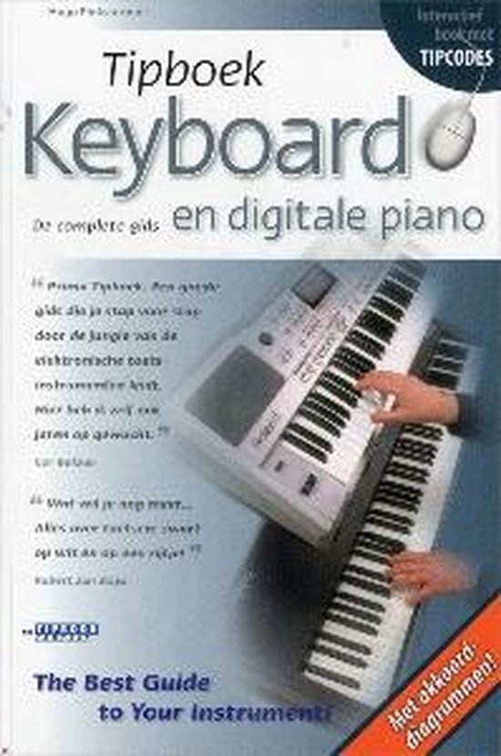Cover van het boek 'Tipboek Keyboard en digitale piano' van Hugo Pinksterboer