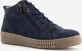Hush Puppies suede dames sneakers - Blauw - Maat 38 - Echt leer - Uitneembare zool