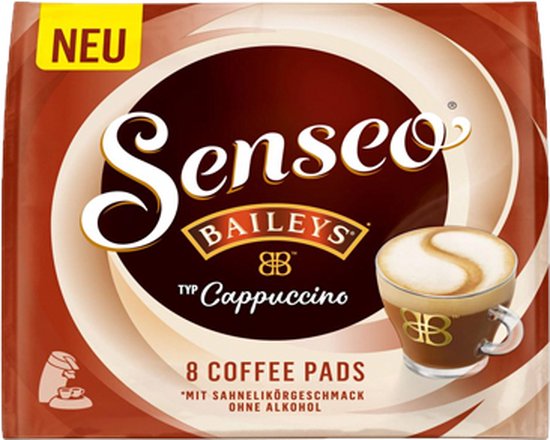 Senseo Cappuccino Baileys - 10 x 8 pads | bol.com