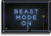 Walljar - Beast Mode - Muurdecoratie - Plexiglas schilderij