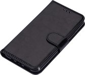 iPhone 13 Pro Max Hoesje - Leer Portemonnee Book Case Wallet - Apple iPhone 13 Pro Max - Zwart