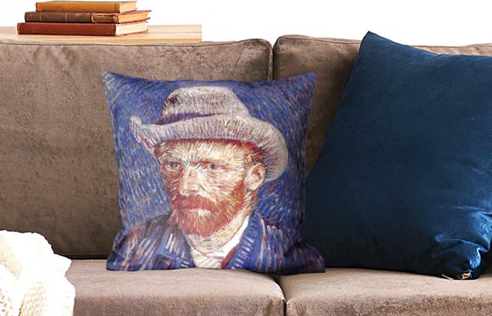 Autoportrait au chapeau de feutre gris - Vincent van Gogh | bol.com