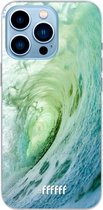 6F hoesje - geschikt voor iPhone 13 Pro Max - Transparant TPU Case - It's a Wave #ffffff