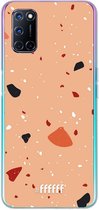 6F hoesje - geschikt voor OPPO A92 -  Transparant TPU Case - Terrazzo N°5 #ffffff