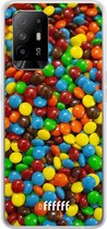 6F hoesje - geschikt voor OPPO A94 5G -  Transparant TPU Case - Chocolate Festival #ffffff
