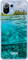 6F hoesje - geschikt voor Xiaomi Mi 11 Lite -  Transparant TPU Case - Beautiful Maldives #ffffff