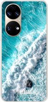 6F hoesje - geschikt voor Huawei P50 -  Transparant TPU Case - Perfect to Surf #ffffff