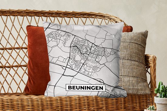 Plan de la ville - Beuningen - Grijs - Wit