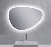 Bally Uovo Dimbare Condensvrije Spiegel Met LED Verlichting En Touch Schakelaar 70cm