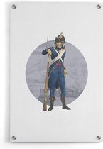 Walljar - Armed Civil Forces Rotterdam - Muurdecoratie - Plexiglas