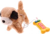 Jonotoys Puppy Pet Hond Met Afstandsbediening Bont
