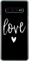 Geschikt voor Samsung Galaxy S10 hoesje - Quotes - Love - Spreuken - Siliconen Telefoonhoesje