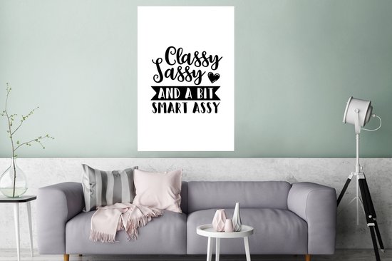 Affiche Proverbes - Citations - Classy, impertinent et un peu malin - 80x120 cm