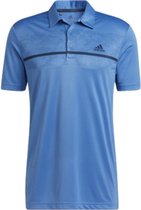 Adidas Poloshirt Primegreen Heren Polyester Lichtblauw Maat M