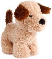 knuffel Hond junior 25 cm pluche lichtbruin