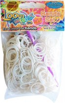 loombands met geur junior wit 300-delig