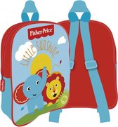 rugzak junior 28 x 22 cm polyester blauw/rood