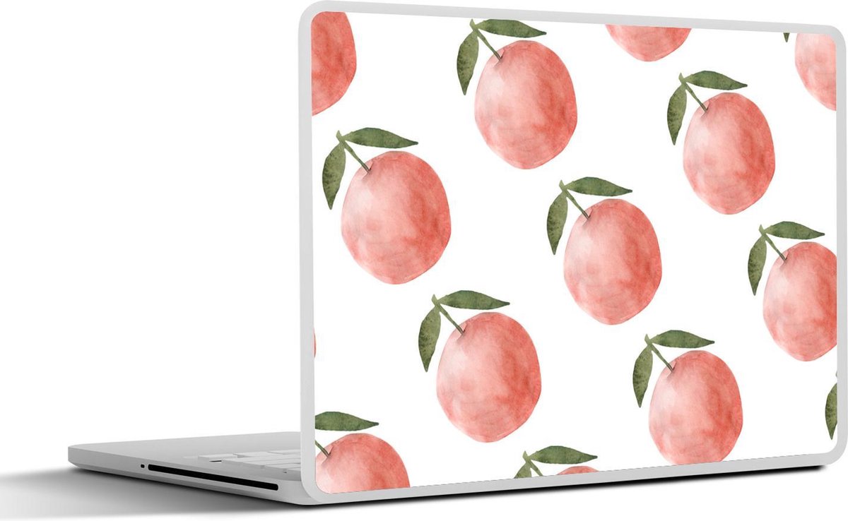 Laptop sticker - 14 inch - Appels - Fruit - Sjablonen - 32x5x23x5cm - Laptopstickers - Laptop skin - Cover