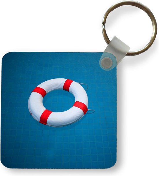 Porte-Clés Flottant En Forme De Gouvernail – Bleu, Idéal Pour Activités Nautiques