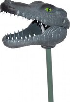 grijper krokodil junior 46 cm grijs