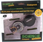 Science Explorer kompas zwart 5 cm