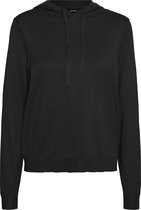 Vero Moda Trui Vmedith Ls Hood Blouse Ga Boo 10248914 Black/solid Dames Maat - M