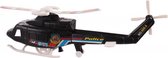politiehelikopter zwart 26 cm