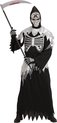 Widmann - Beul & Magere Hein Kostuum - Hedendaagse Magere Hein - Man - Zwart - Small - Halloween - Verkleedkleding