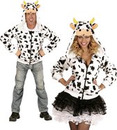 "Vest met capuchon koe voor volwassenen - Verkleedkleding - One size"