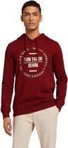 Tom Tailor Trui Hoodie Met Print 1027616xx12 25652 Mannen Maat - S