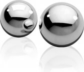 Medium Weight Ben-Wa-Balls - Silver - Balls