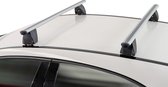 Barres de Galeries de toit Volkswagen Caddy (2K) 2010-2020 Menabo Delta argent