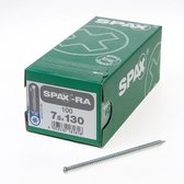 SPAX-Ra 1031010751305 Kozijnschroef, Cilinderkop, 7.5 x 130, Voldraad, T-STAR plus T30 - WIROX - 100 stuks