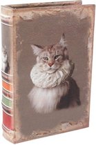 Baroque Collection - Opbergdoos in Boekvorm - Book Box - Cat - 20cm