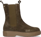 Fred de la Bretoniere 181010105 Chelsea boots - Enkellaarsjes - Dames - Groen - Maat 36