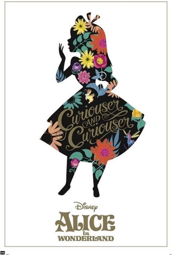 Grupo Erik Disney Affiche Silhouette Alice au Pays des Merveilles -  61x91,5cm | bol.com