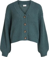 Vila Vest Vinorila Button L/s Knit Cardigan/r 14069807 North Atlantic Dames Maat - XS