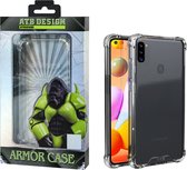 Atouchbo Armor Case Samsung A11 hoesje transparant