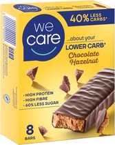 Weight Care snack reep chocolade-hazelnoot - 6x8 stuks