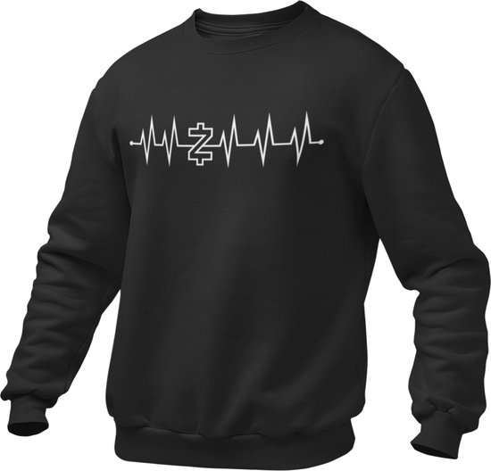Crypto Kleding -Zcoin Heartbeat- Trui/Sweater | bol.com