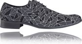 Silver Spider - Maat 42 - Lureaux - Kleurrijke Schoenen Voor Heren - Veterschoenen Met Print