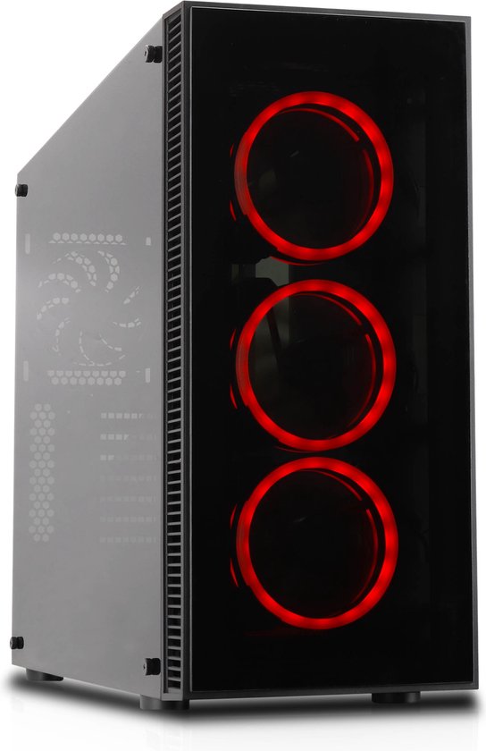 Cooltek CT VIER Midi Tower Zwart