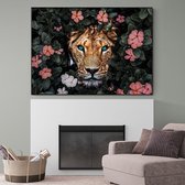 Artistic Lab Poster - Jungle Lioness Ls Dibond - 120 X 180 Cm - Multicolor