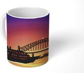 Mok - de Sydney Harbour Bridge bij zonsondergang - 350 ML - Beker